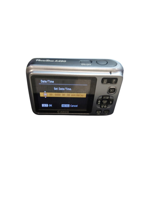 Canon PowerShot A490 Digital Camera 10. MP 3.3x Optical Zoom Compact Silver