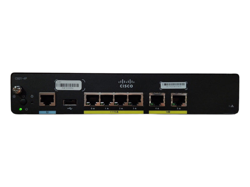 Cisco ISR 900 Series C921-4P Integrated Services Router