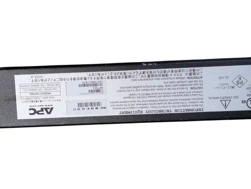 APC AP7931 Networked Rack PDU Switch Metered 120V -