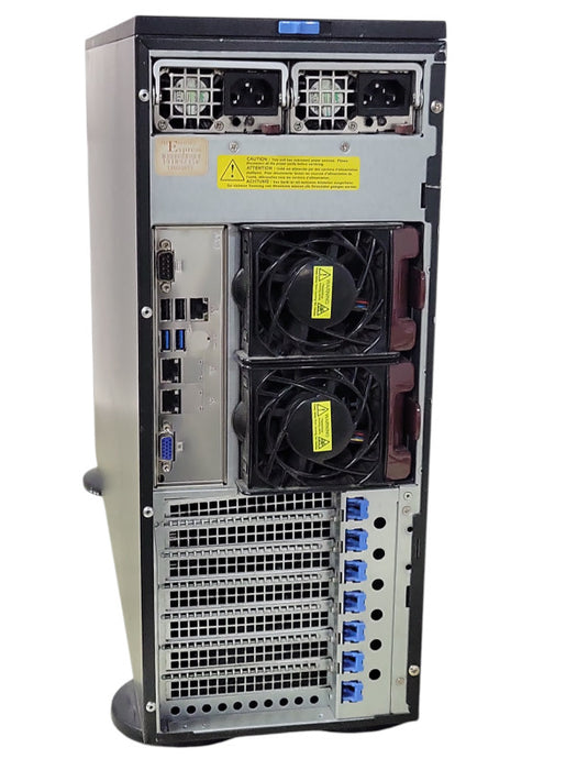Supermicro X10DRH-C/i 2x Xeon E5-2630v3 2.40GHz, 128GB DDR4, 2x PSU, SEE _