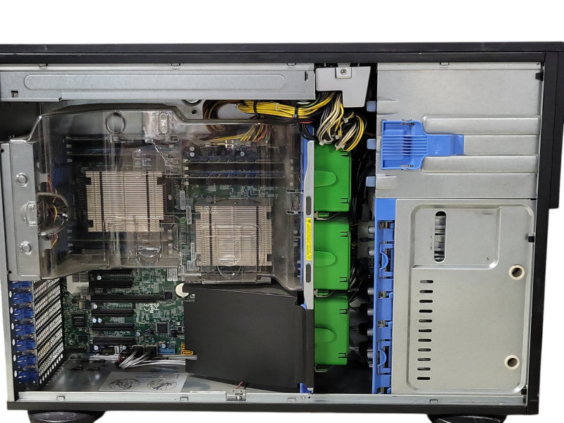 Supermicro X10DRH-C/i 2x Xeon E5-2630v3 2.40GHz, 128GB DDR4, 2x PSU, SEE _