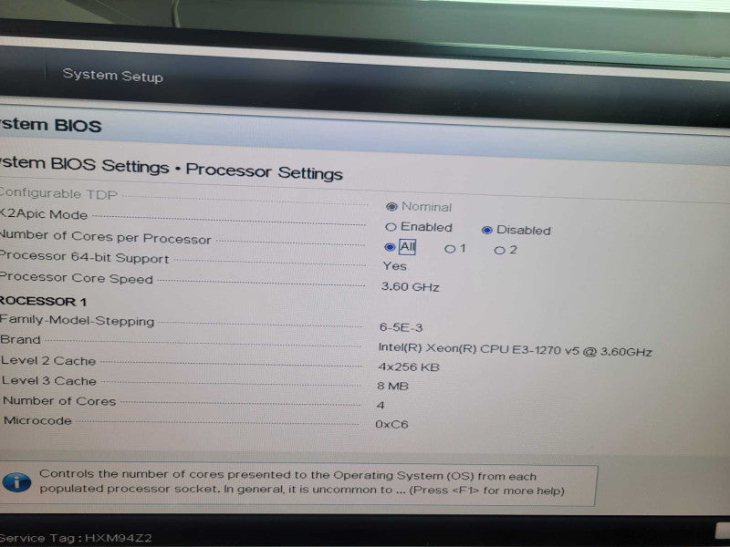 Dell OEMR XL R230 - Xeon E3-1270 v5 16GB DDR4 NO HDD 250W PSU %