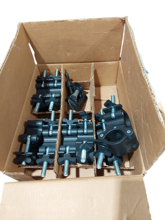 8- Mega Swivel Couplers Clamps Studio Camera Light Mounts  =