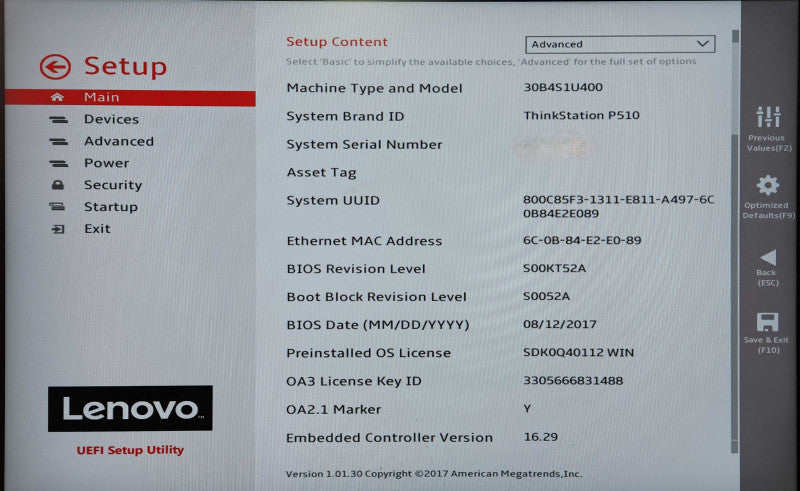 Lenovo ThinkStation P510, Xeon E5-1620 v4, 32GB DDR4, 2x 1TB HDDs, GTX950