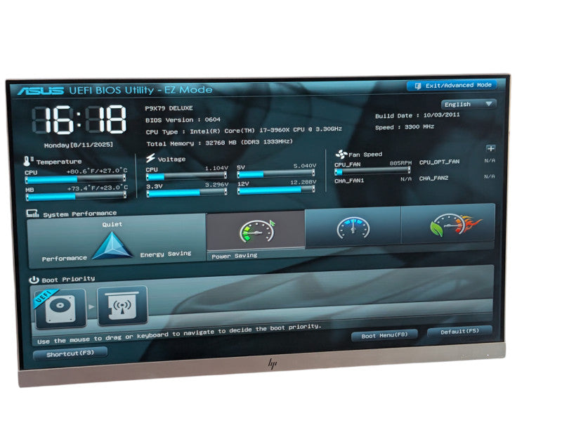 Custom PC ASUS P9X79 DELUXE Intel Core i7-3960X 32GB RAM GTX 970 4GB  -