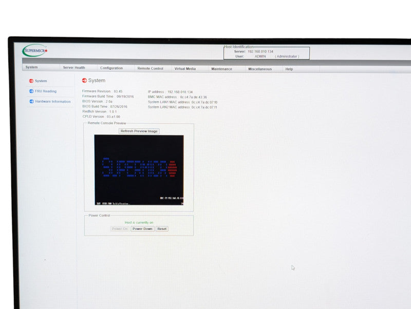 Supermicro CSE-815 X10DRW-i 2x Xeon E5-2630 v3 32GB RAM  -