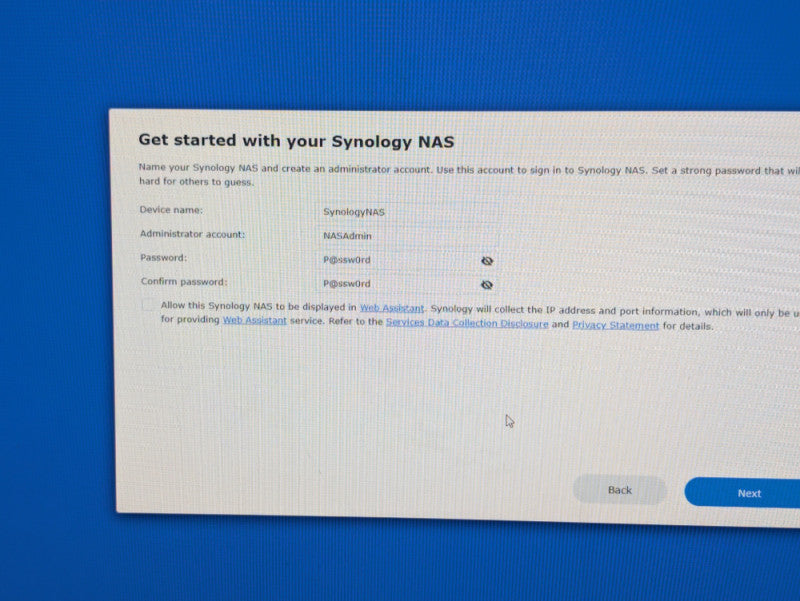 Synology 1U Rack NAS RS820RP+ with 4x 6TB HDDs installed  -