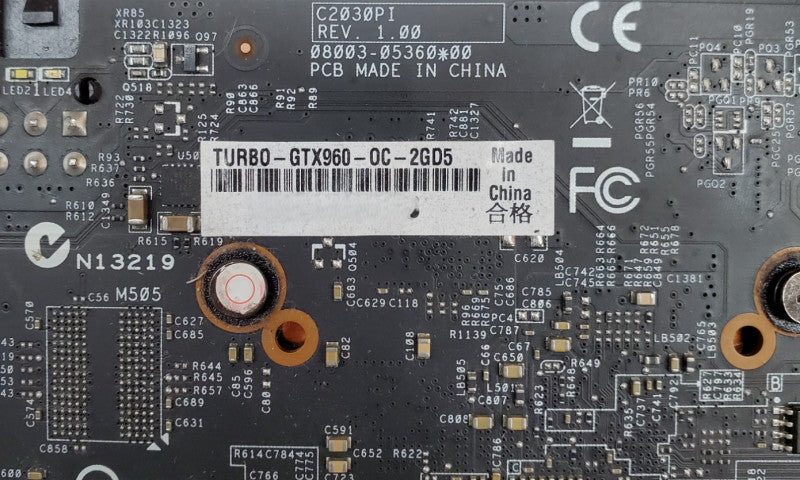 ASUS Turbo GTX 960 2GB GDDR5 Graphics Card  Q