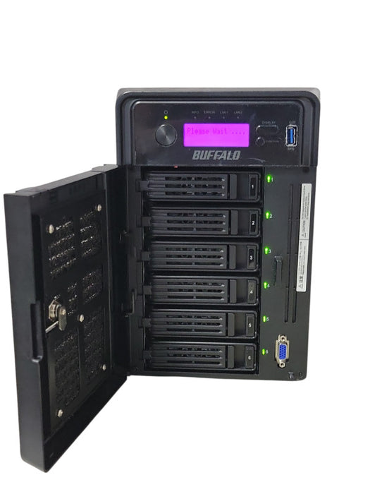 Buffalo Terastation WS5600D1206 6-Bay NAS with HDD Caddies, READ _