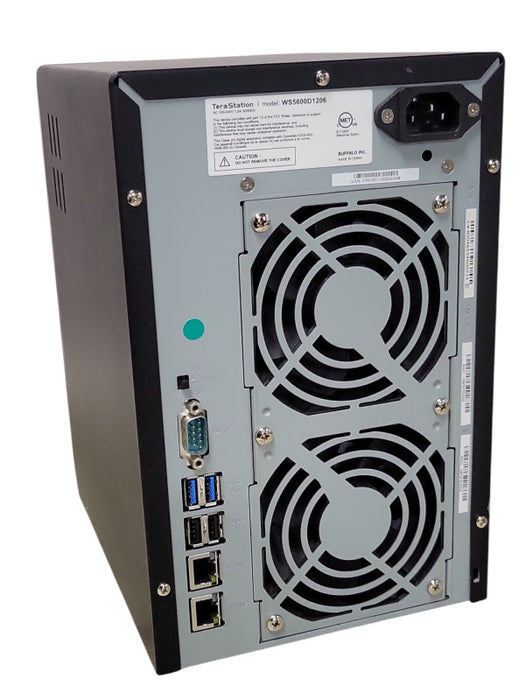 Buffalo Terastation WS5600D1206 6-Bay NAS with HDD Caddies, READ _