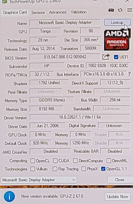 AMD FIREPRO W7100 8GB GDDR5 Graphics Card | 4x DP