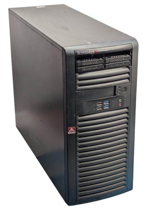 Supermicro CSE-732 X10DAi Dual CPU Workstation Xeon E5-2695 v3 64GB RAM   -
