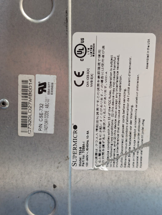 Supermicro CSE-732 X10DAi Dual CPU Workstation Xeon E5-2695 v3 64GB RAM   -