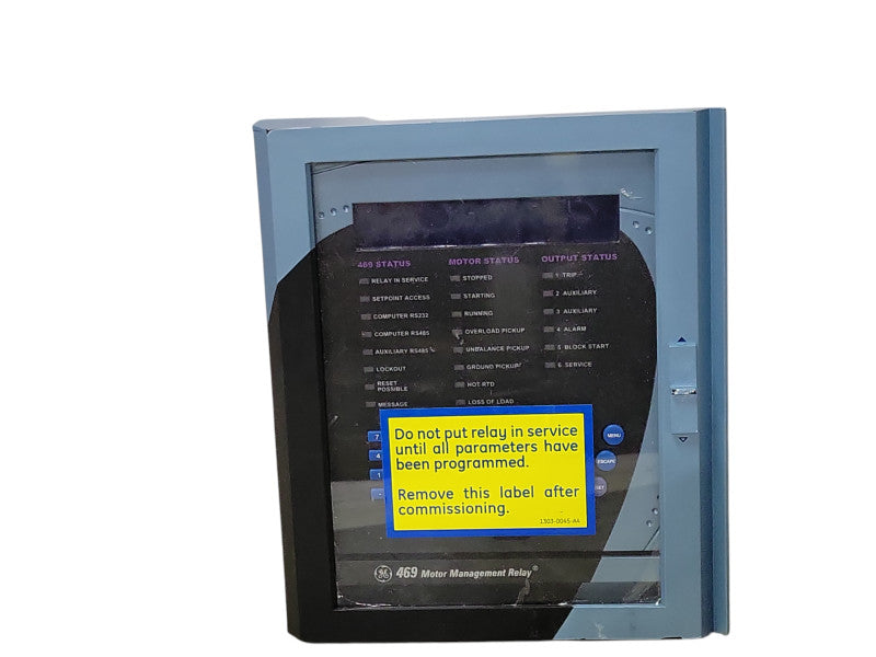 GE 469 Motor Management Relay 469-P5-HI-A20-T, READ _