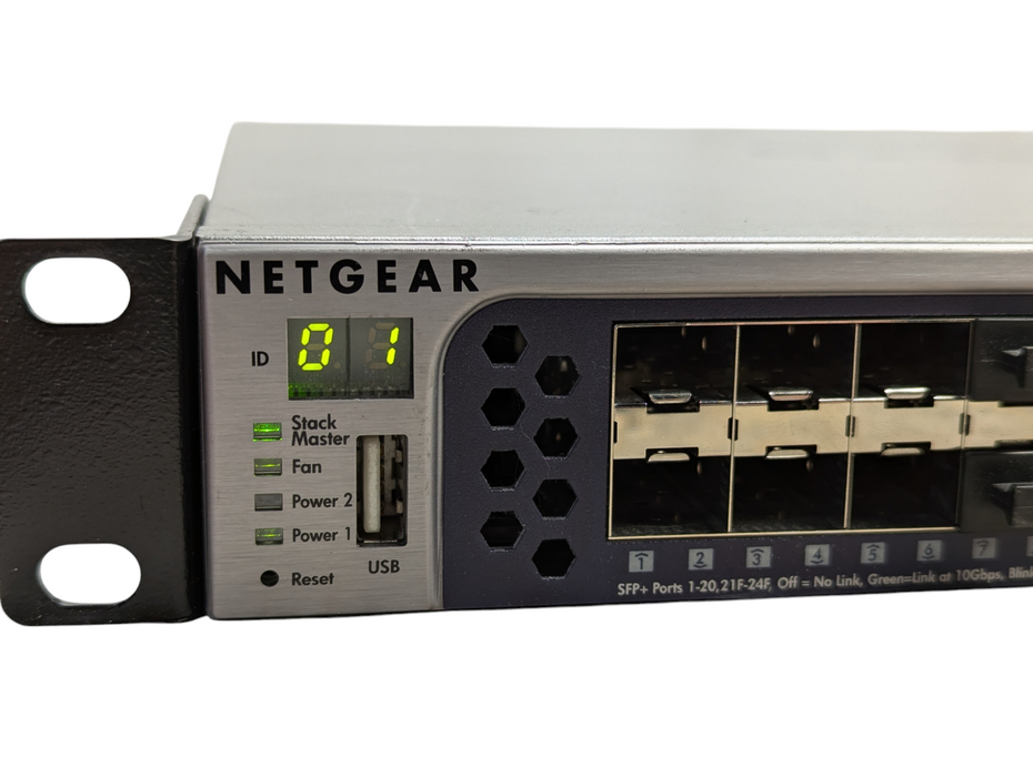 NETGEAR ProSafe XSM7224S 24-port 10 Gigabit Stackable L2+ Managed Switch -