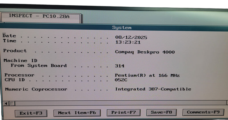 Compaq Deskpro 4000 Intel Pentium 166MHz 64MB RAM NO HDD %