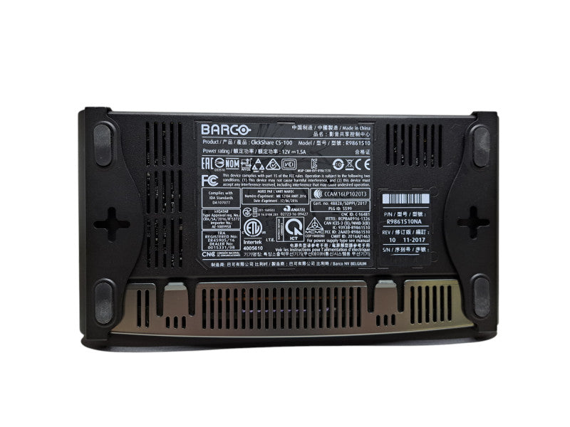 Barco ClickShare CS-100 Wireless Presentation System Q