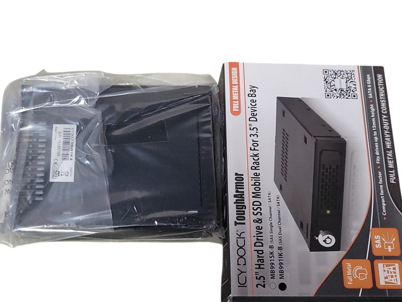 ICY Dock ToughArmor 2.5" HDD/SSD Mobile Rack for 3.5" Devices bay MB991IK-B Q_