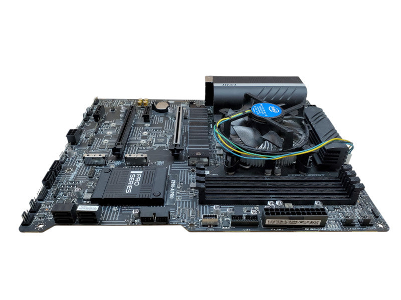 MSI Z590-A PRO Motherboard w/ Cooler & I/O Shield - No CPU/RAM *READ*
