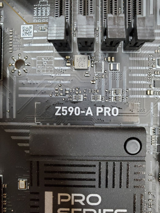 MSI Z590-A PRO Motherboard w/ Cooler & I/O Shield - No CPU/RAM *READ*