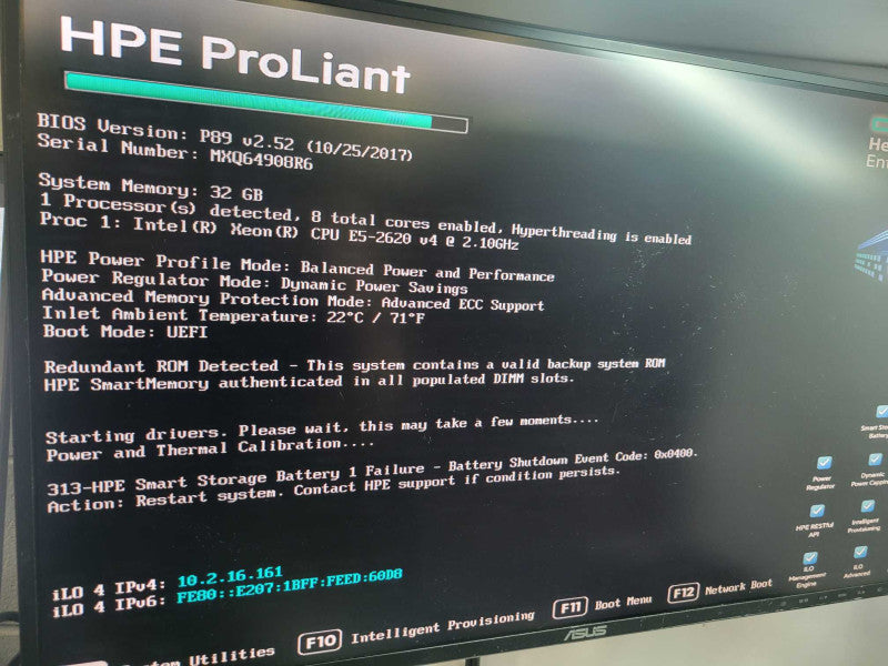 HP ProLiant DL380 Gen9 - Xeon E5-2620 v4 32GB DDR4 P840 2x800W PSU %