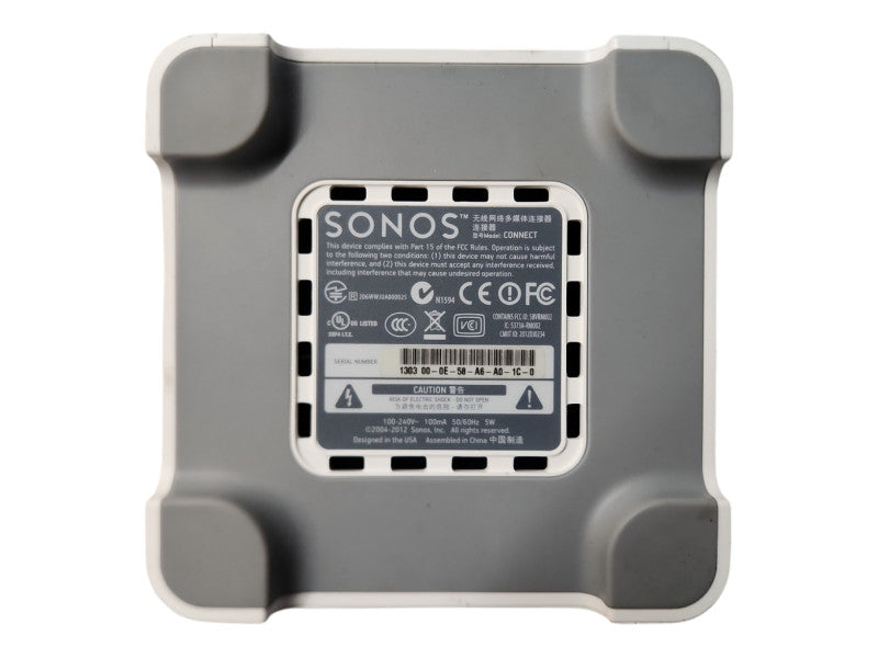 Sonos Connect Gen1 (S1) Digital Media Streamer