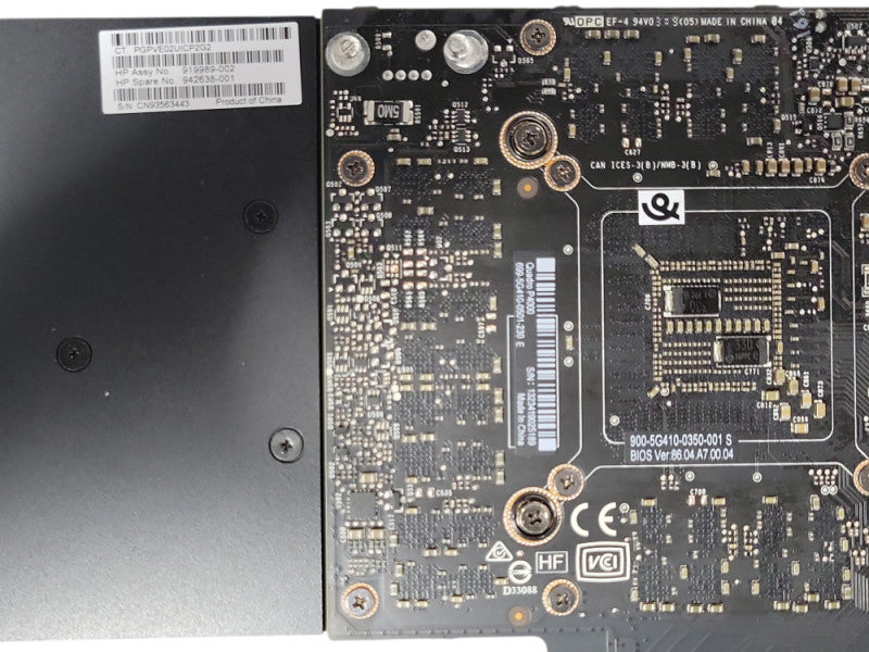 HP/NVIDIA Quadro P4000 8GB GDDR5 x4 DP Video Graphics Card _