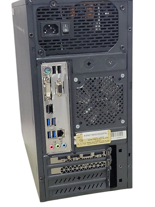 Custom/Gigabyte PC, Core I7-8700, 16GB, 2TB HDD, Zotac GeForce GTX 1660 6GB _