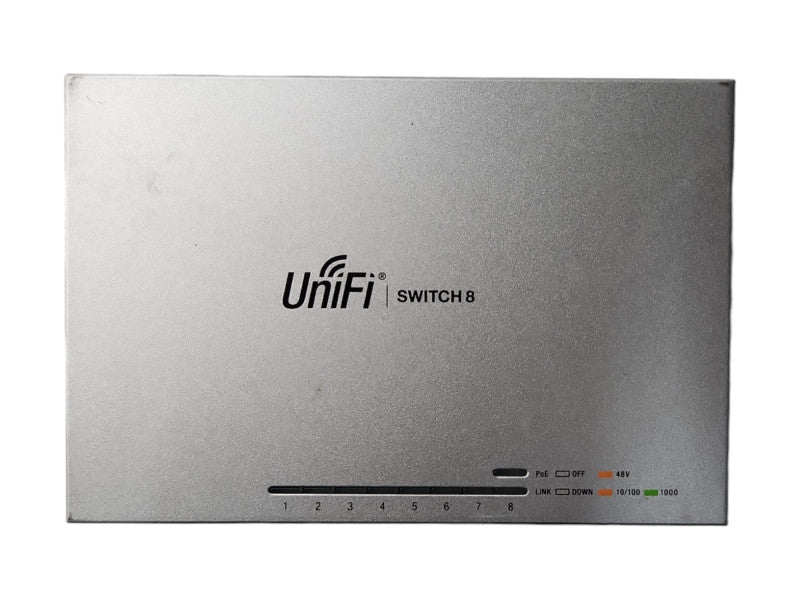 Ubiquiti UniFi 8-Port Gigabit Switch with PoE Passthrough, US-8