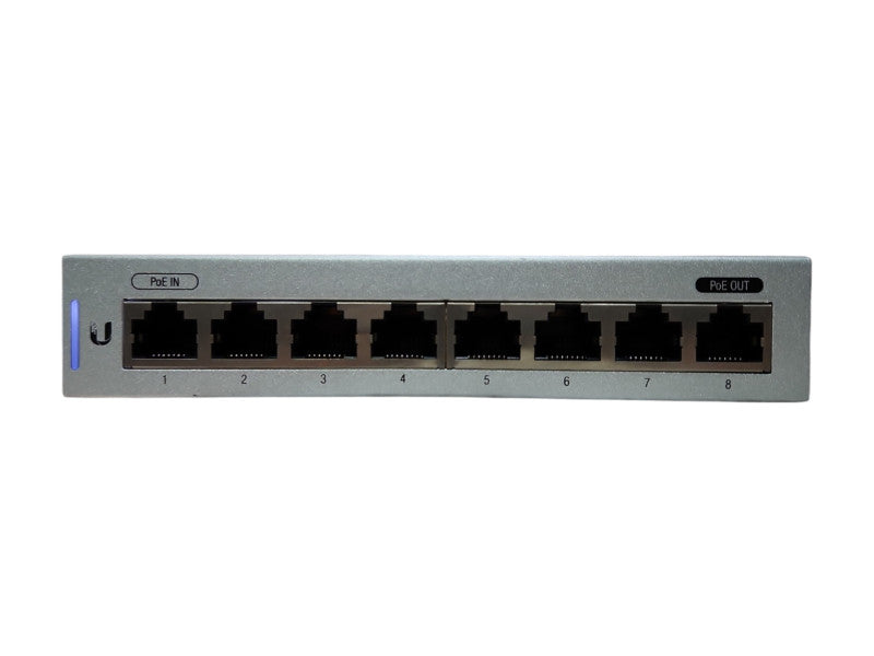 Ubiquiti UniFi 8-Port Gigabit Switch with PoE Passthrough, US-8