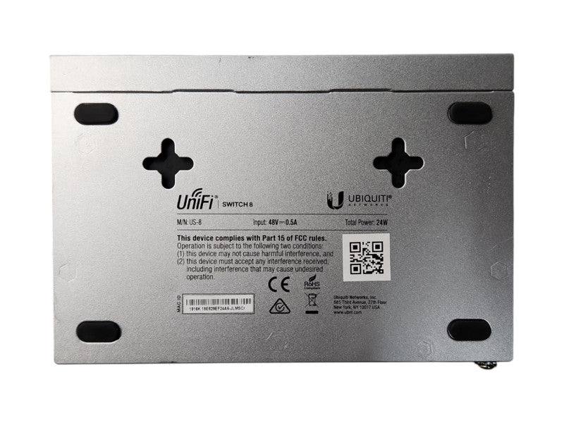 Ubiquiti UniFi 8-Port Gigabit Switch with PoE Passthrough, US-8
