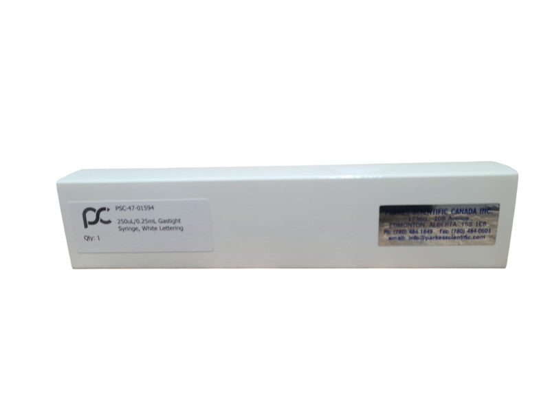 Aquamax KF Gas Tight Syringe, 250µL, White Lettering | PSC-47-01594