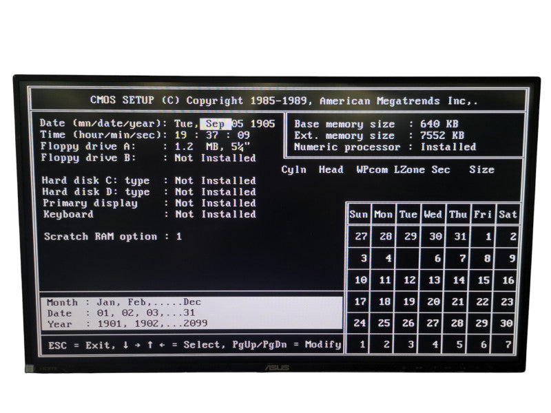 Vintage Eltech Research 9870 - 80386 @ 25Mhz 8MB RAM NO HDD (WORKING) %