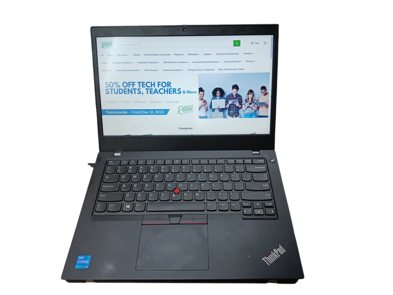 Lenovo ThinkPad L14 G2 Core i5-1135G7@2.4GHz 16GB RAM 240GB SSD read  Lap200