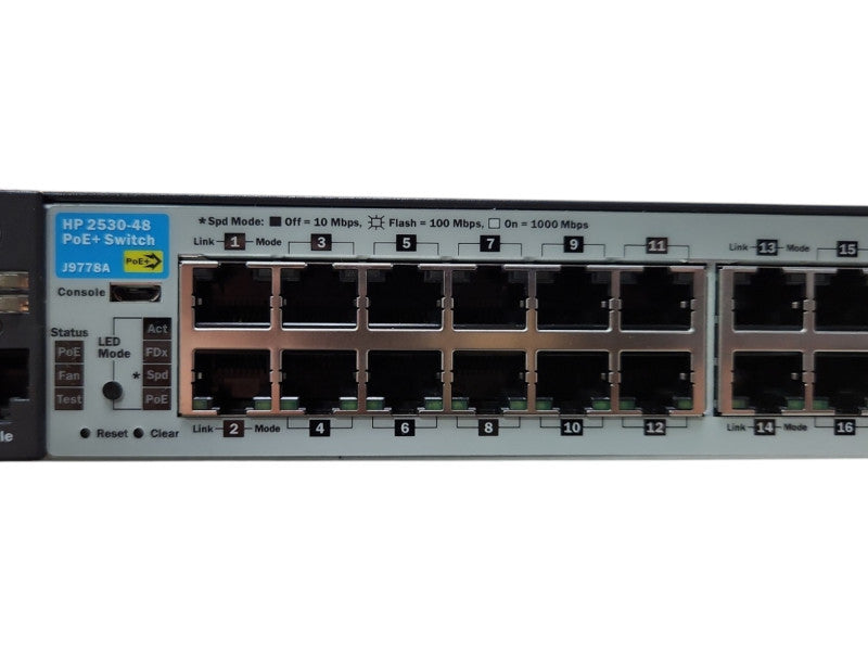 HP J9772A 2530 48G Switch 48 x 10/100/1000T PoE+ ports 4x SFP