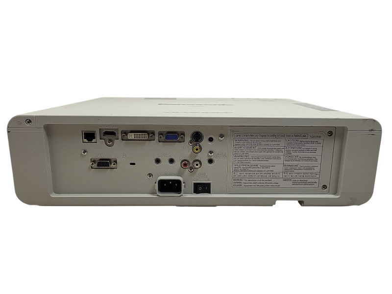 Panasonic PT-FW430 600:1 3500 Lumens 3LCD Video Projector 5436 Hour $