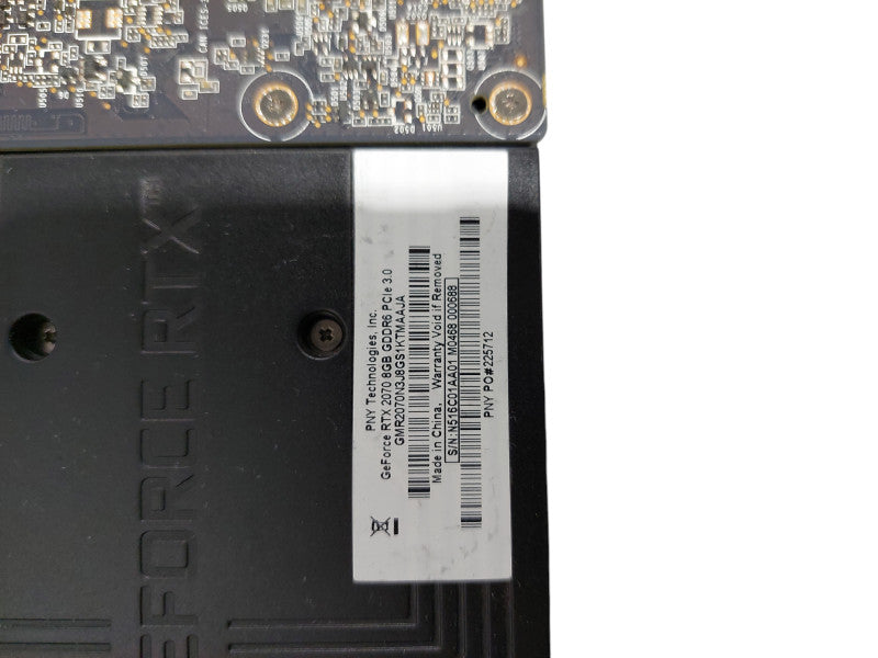 PNY/Nvidia GeForce RTX 2070 8GB GDDR6 PCIe 3.0 Graphics Card =