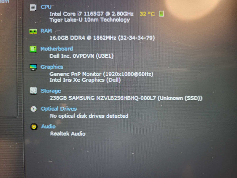Dell Latitude 7420 Touchscreen i7-1165G7 16GB RAM 256GB SSD $ Lap200