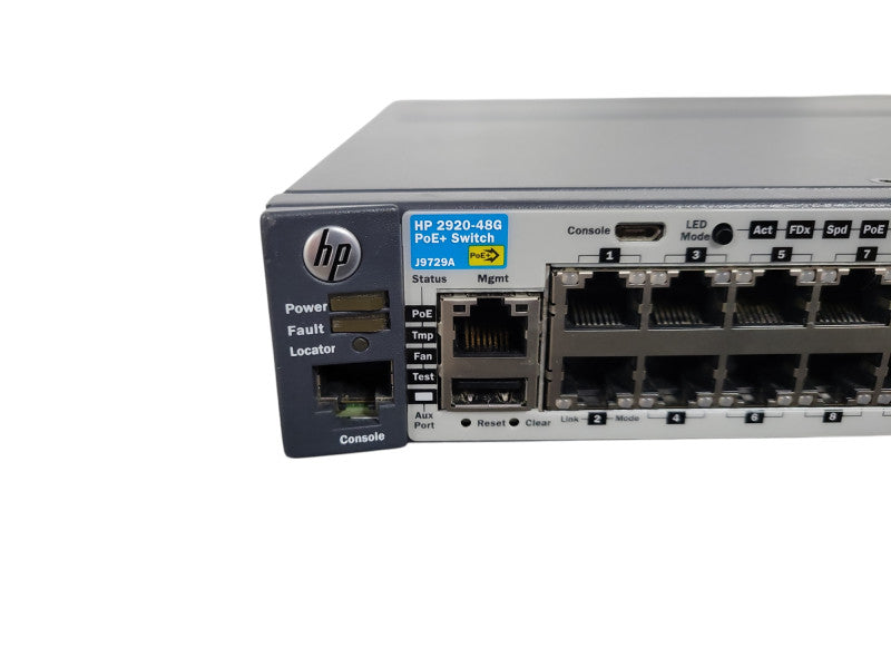 HP 2920-48G PoE+ J9729A | 48-Port Gigabit PoE+ Managed Switch w/ 4x SFP !