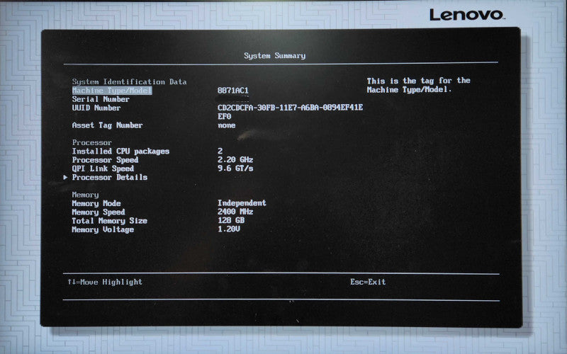 Lenovo System x3650 M5 2U 8x2.5", 2x Xeon E5-2650 v4, 128GB DDR4, M5210