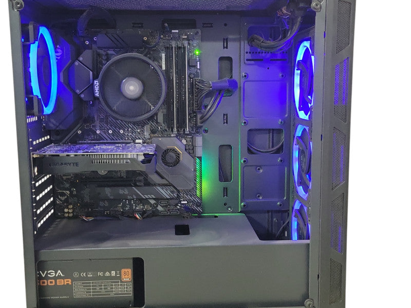 Custom/Asus PC, AMD Ryzen 5 3600 6-Core 3.6GHz, 32GB DDR4, GV-N1050D5-2GD _