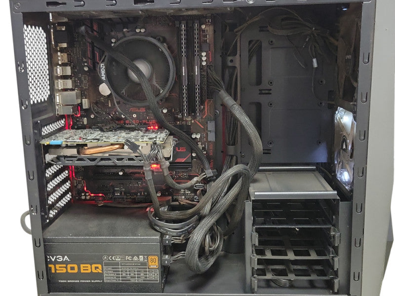 Custom/Asus PC, AMD Ryzen 5 2600 6-Core 3.4GHz, 16GB DDR4, 750W PSU,  _