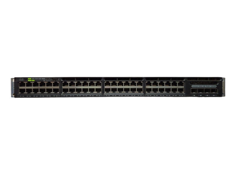 Cisco WS-C3650-48PD-S 48-Port Gigabit PoE + 2x 10Gb SFP+, w/ 2x 640W