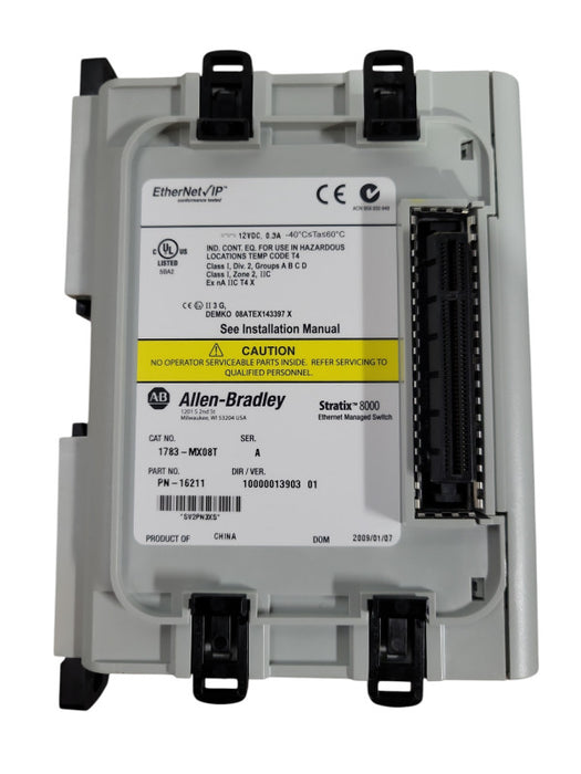 Allen-Bradley 1783-MX08T Series A Stratix 8000 Ethernet Managed Switch READ !