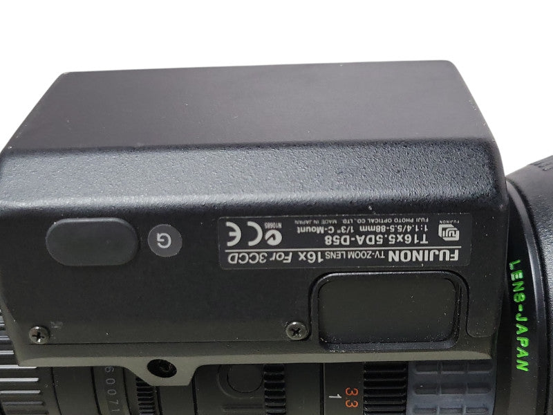 Sony DXC-390 3CCD Color Video camera w/ Fujinon-TV-Z Lens, READ _