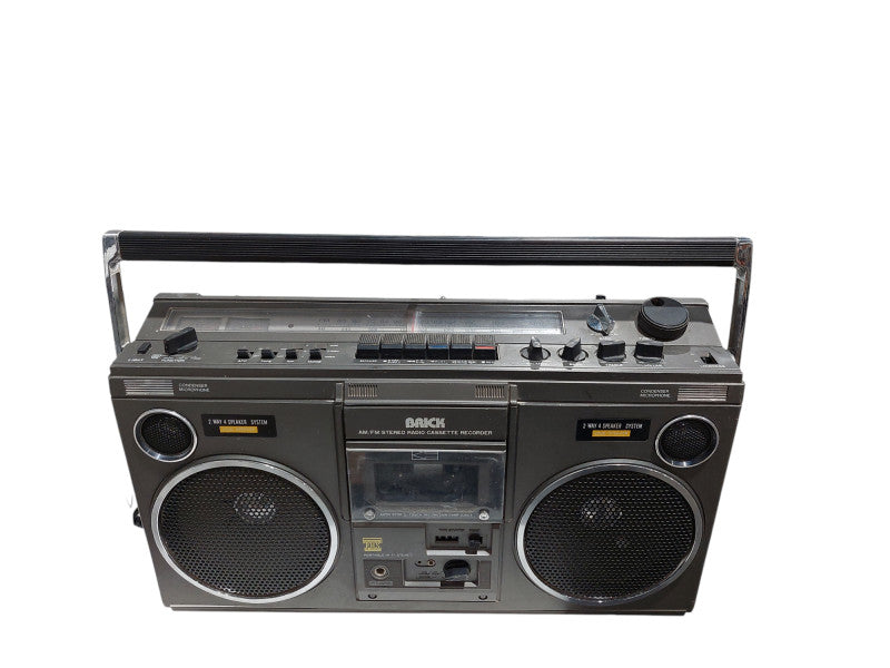 The BRICK Promotional Vintage BoomBox Cassette Player AM/FM Radio  =