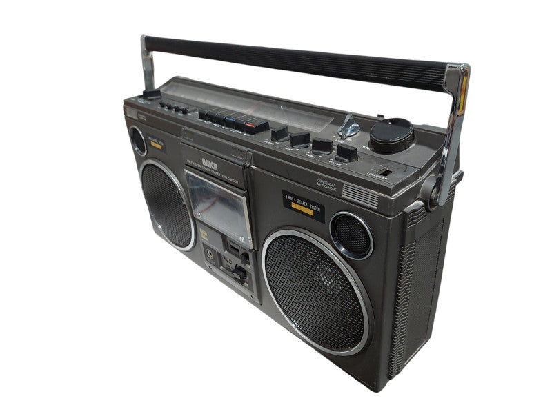 The BRICK Promotional Vintage BoomBox Cassette Player AM/FM Radio  =