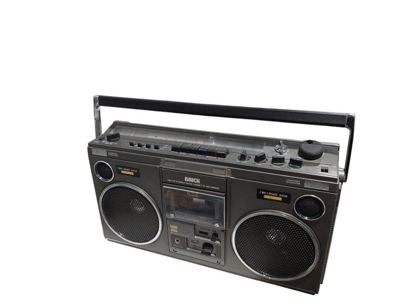 The BRICK Promotional Vintage BoomBox Cassette Player AM/FM Radio  =