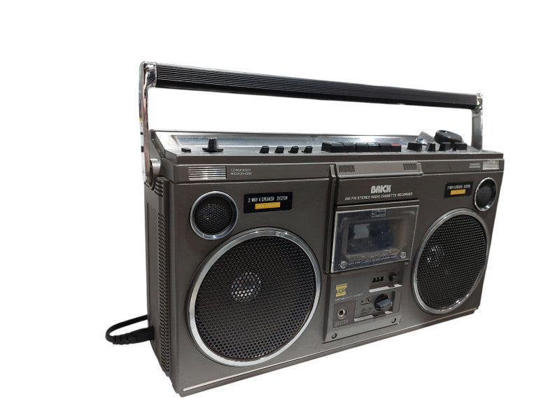 The BRICK Promotional Vintage BoomBox Cassette Player AM/FM Radio  =