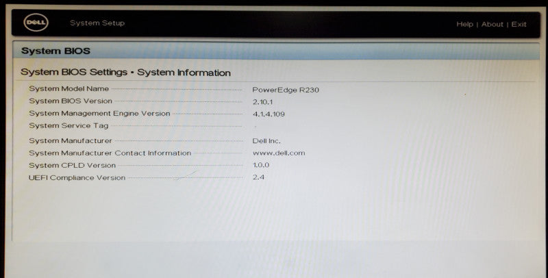 Dell PowerEdge R230 1x Xeon E3-1220 v5 16GB DDR4 H330 - No HDD